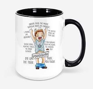 New Supernatural Dean Winchester Oh My Pudding Quotes Coffee Mug (Accent Black) 11 OZ