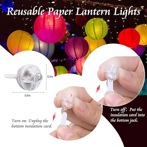 Miniatura 4 de chzk 100 luces flash de colores para globos, mini luces LED, redondas, largas en espera, bola de tiempo, farol de papel, globos para fiesta de