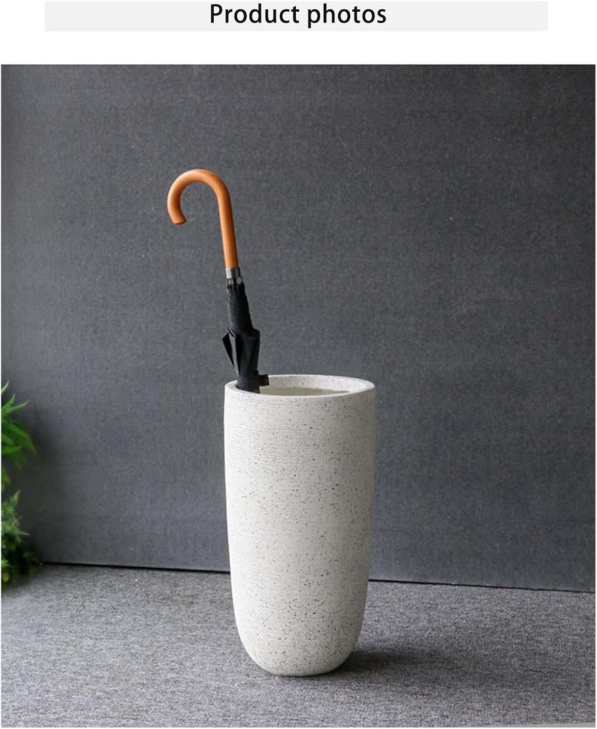 Commercial Ceramics Umbrella Holder Umbrella Storage Shelf Indoor Large-Capacity Standing Umbrellas Bucket Heavy Duty Modern Indoor Entryway Umbrellas Organizer for Entryway, Office