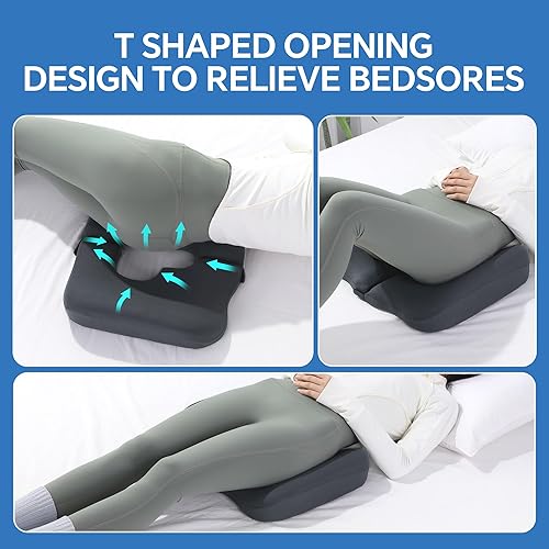 Miniatura 5 de HOMBYS Almohada de dona para el dolor de coxis con soporte lumbar, cojines para dolor de cama para trasero, almohadilla de coxis firme de espuma