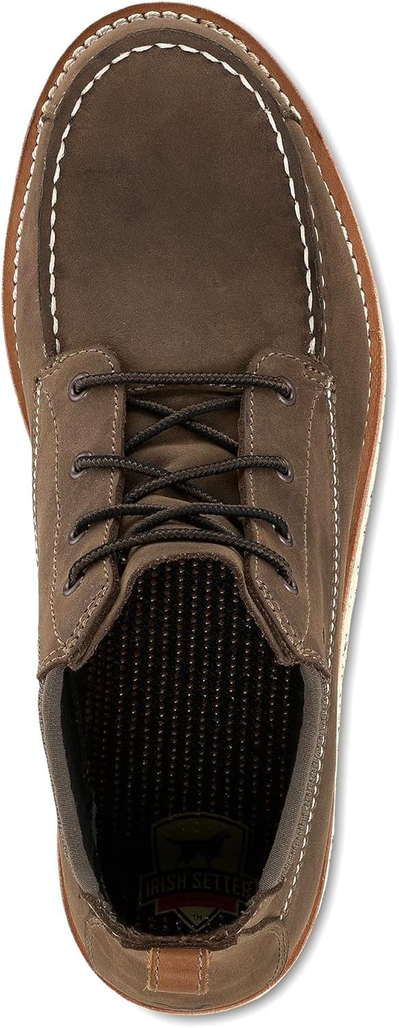 Irish Setter, Setter Fifty, Men’s, 6", Faux Lace-up Chelsea Boot, Dark Earth