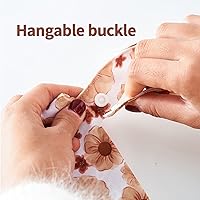 Vista 6 de HappyFlute - 9 juegos de pañales de tela para recién nacido, talla única, ajustables, reutilizables, para bebés niños y niñas