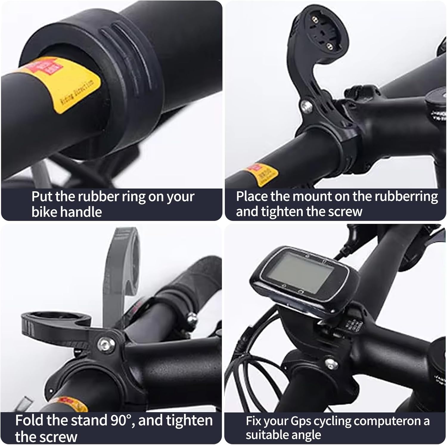 Soporte de Bicicleta para Garmin Edge Explore 2 para Garmin Edge 530 540 520 510 500 800 810 820 830 840 200 130 20 25 1000 1030 1040 Plus XOSS G/G+ GPS Ciclismo (Estilo 2)
