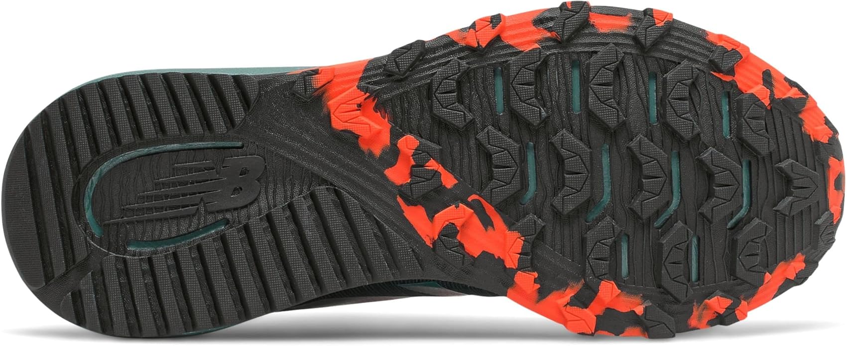 Side view of New Balance Men’s Nitrel V4 Trail Running Shoe showcasing the sole design.