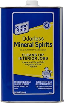 Klean-Strip QKSP94005CA Odorless Mineral Spirits, 1-Quart