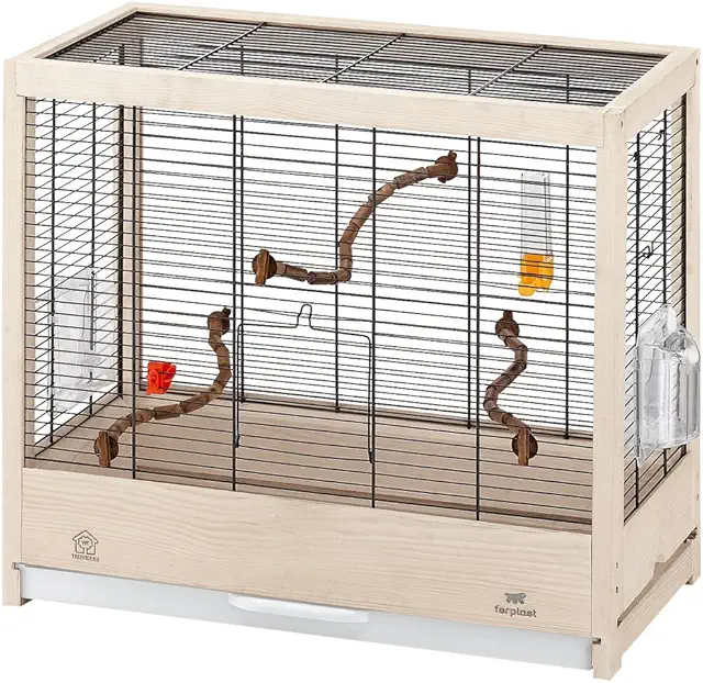 Gabbia in Legno Ferplast Giulietta 4 per Canarini e Uccelli Esotici