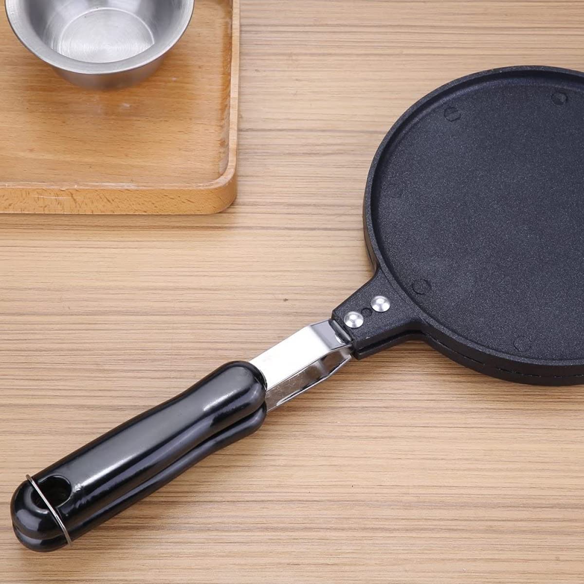 Waffle Maker Multifuncional, Cono de Waffle Antiadherente de Gas de Cocina for el hogar Que Hace la Forma del Molde Panadero Rollo de Huevo Herramienta for Hornear