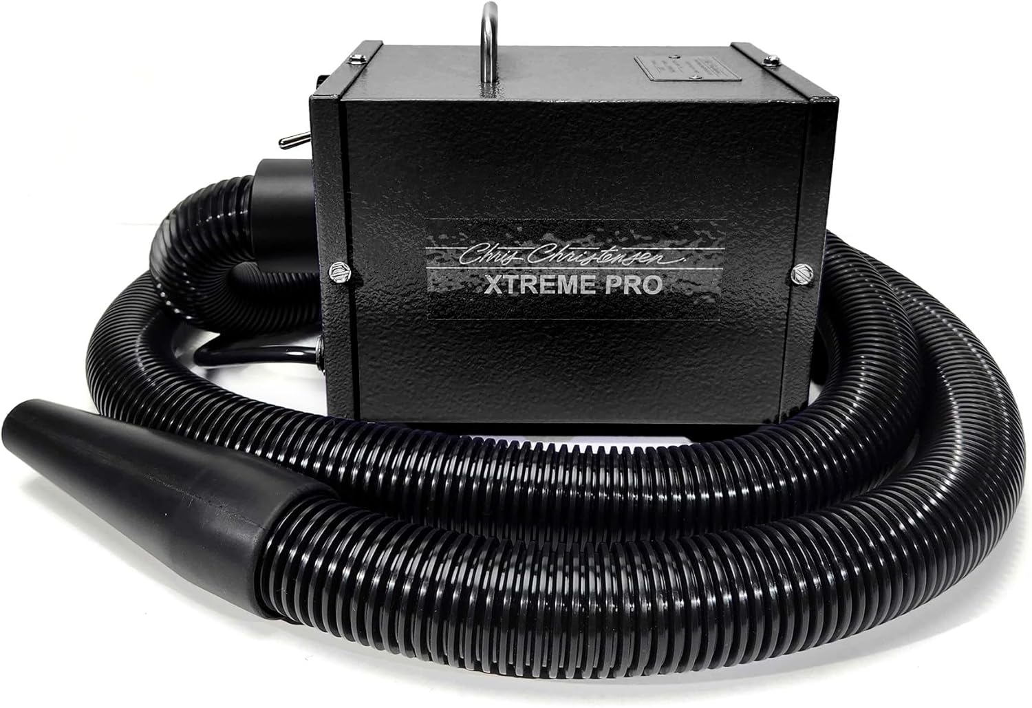 Chris Christensen Xtreme Pro Dog Grooming Dryer with Adjustable Speed, Dog Blow Dryer, Pet Hair Dryer, Puppy Essentials, 110–120 Volt, 15 Amp, Made in USA, Black