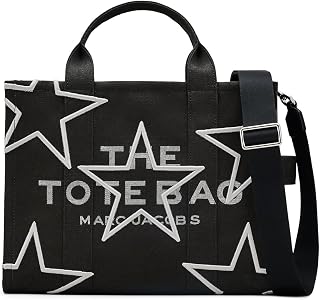 The Star Canvas Medium Tote Bag, Black