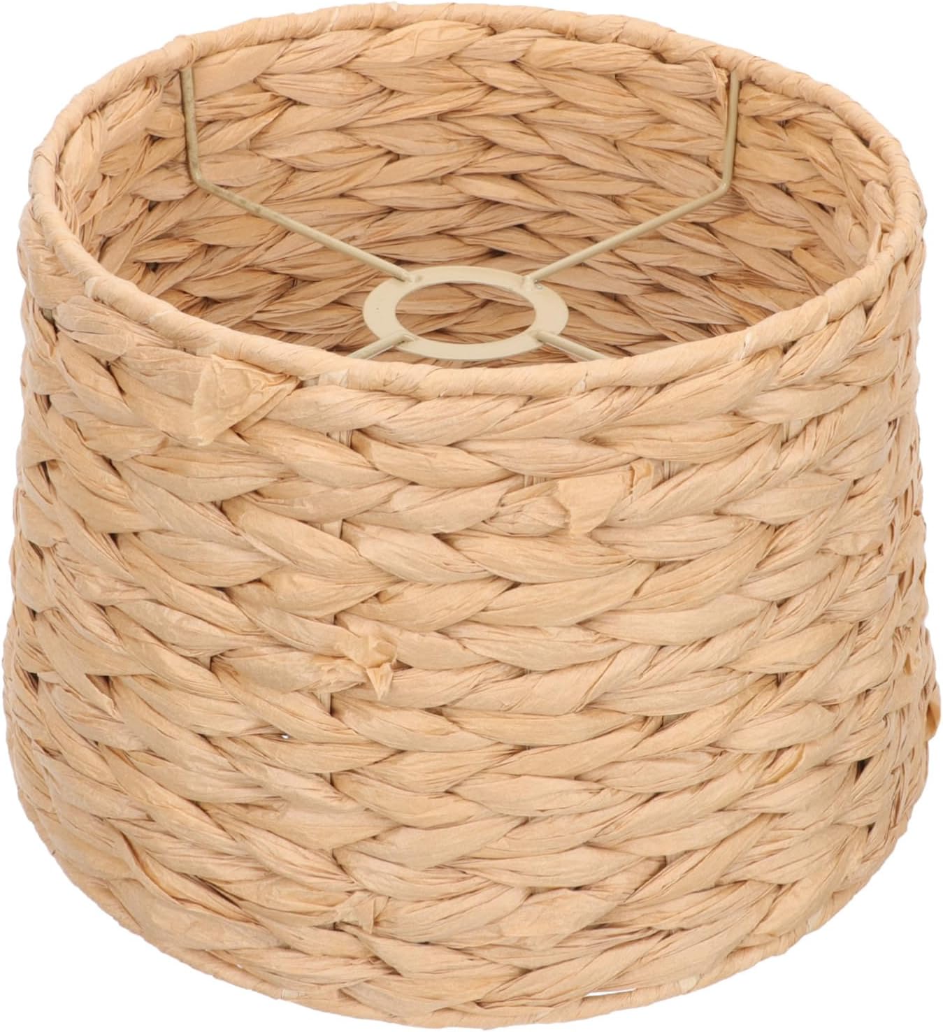 Healifty Woven Paper String Lampshade Ceiling Light Cover Decorative Lamp Shade for Hanging Lights Eye Friendly Soft Lighting for Bedroom Kitchen Dining Easy to Install Lamp Cover Accessory