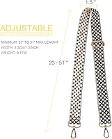 Vista 6 de Correa Ajustable para Bolso Correa Ancha para Cartera Correa de Repuesto para Hombro Bandolera