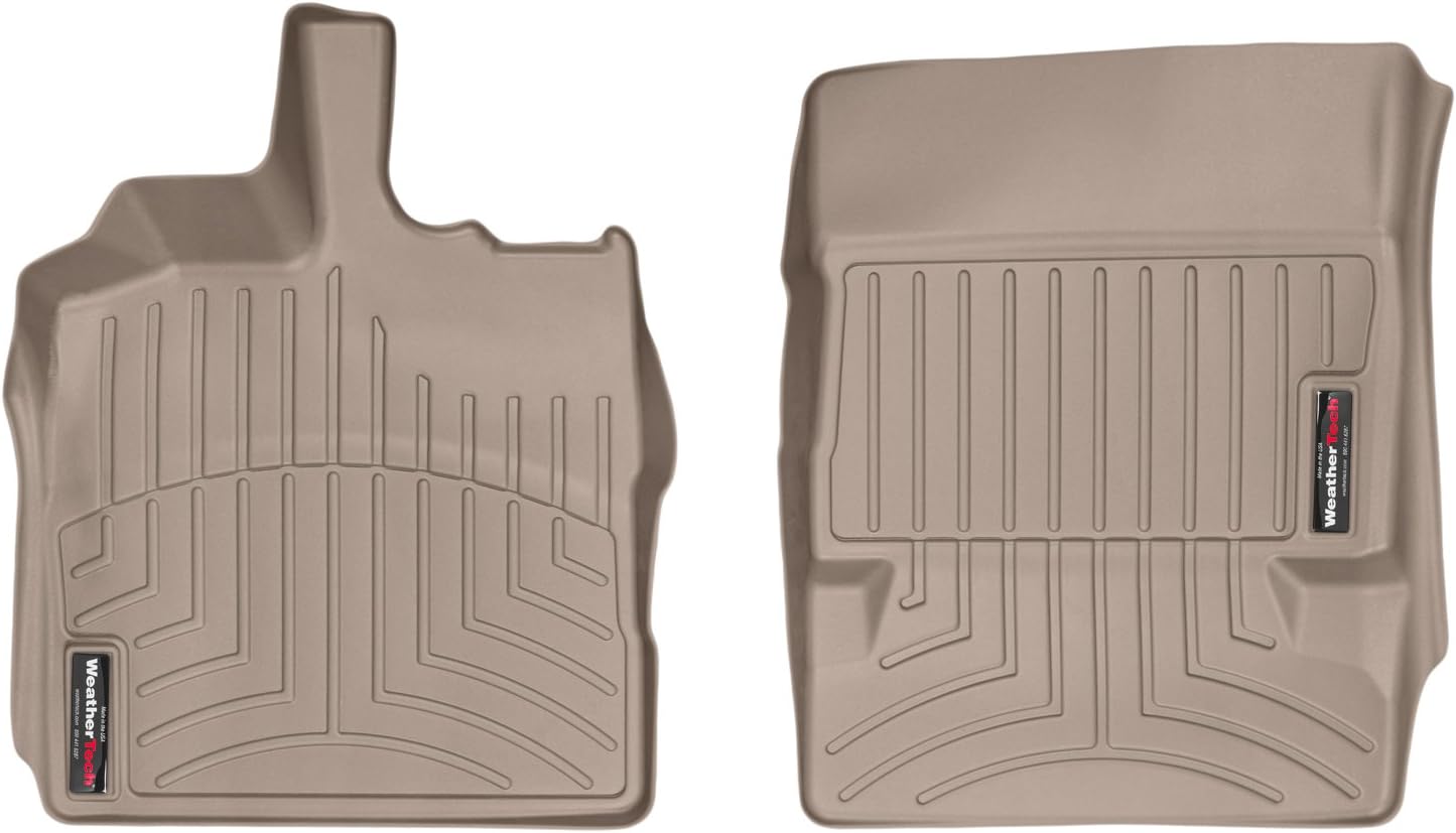 WeatherTech Custom Fit FloorLiners for Smart fortwo - 1st Row (442151), Black