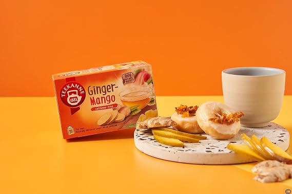 Teekanne Ginger & Mango Herbal Infusion, 20 Tea Bags
