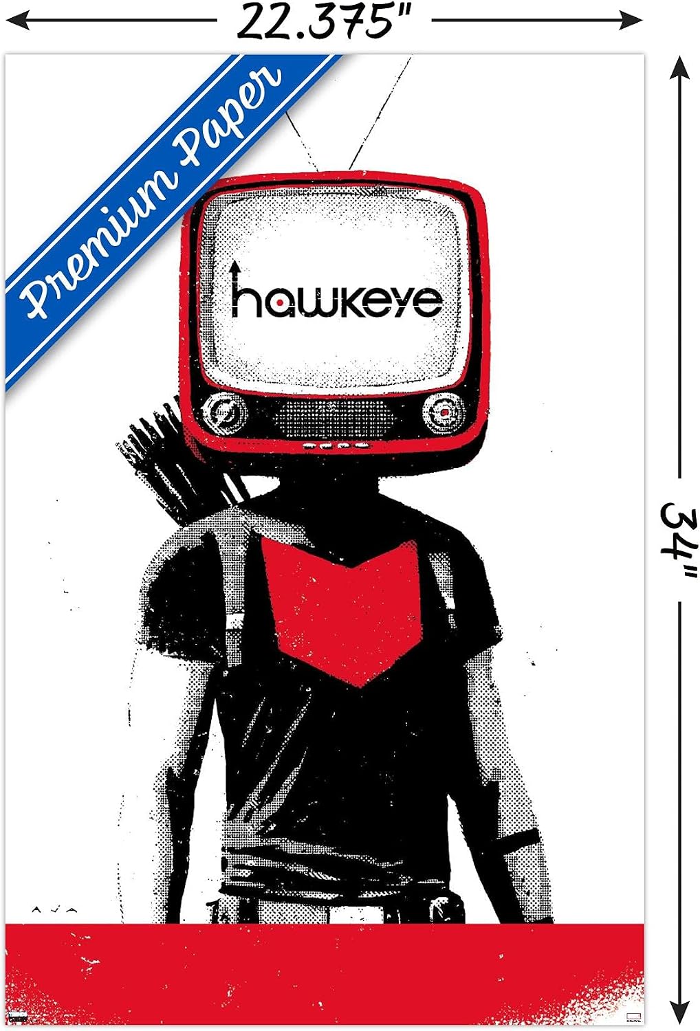Trends International Marvel Comics Hawkeye - Hawkeye #17 Wall Poster, 34L x 22.4W, Premium Unframed Version