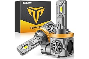 H11/H9/H8 LED Headlight Bulbs: 800% Brighter, Super Mini Size