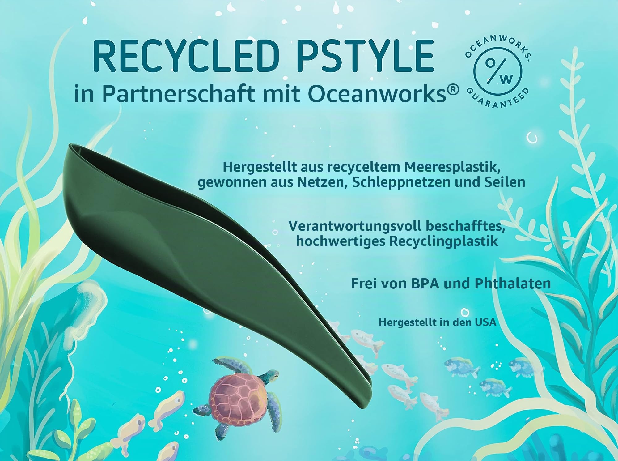 pStyle | Recycelter Ozean-Kunststoff Stand to Pee with Ease While Fully Clothed | for Women, Non Binary & Trans Men | Pee Trichter ist EIN Spielwechsler für Camping,