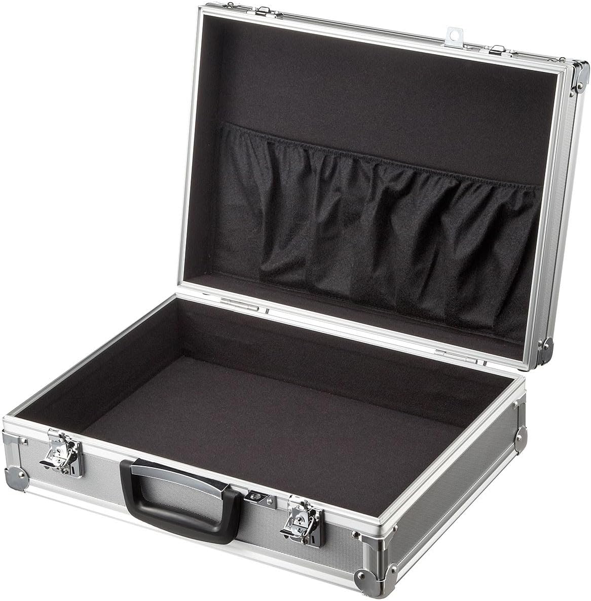 Sanwa Supply BAG-AL5SL Security Aluminum Case with Lock, 15.6 Inch Wide, Made in Japan