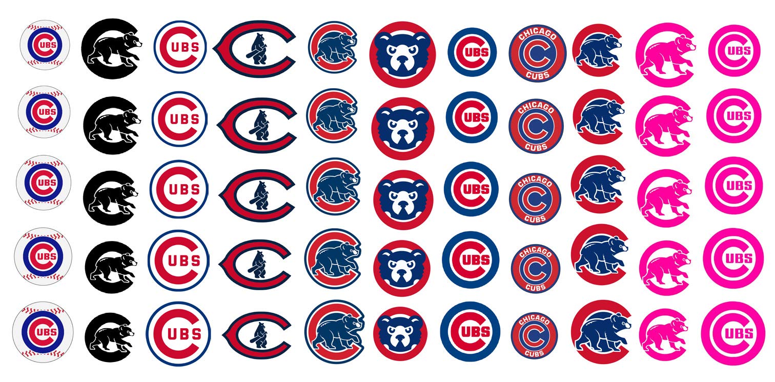 Sports Team for Chicago , IL Baseball Waterslide Nail Art Decals - Salon Quality!