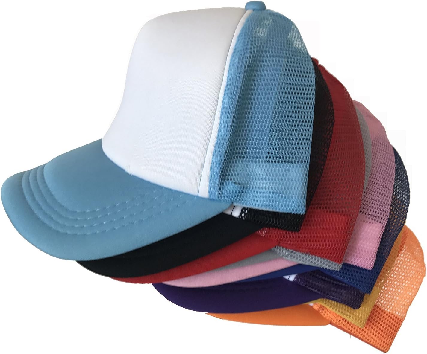 ZMvise Unisex Om Mom MOM Cat Chibi Donghnut Cute Baseball Cap Trucker Mesh Hat Pack of 9