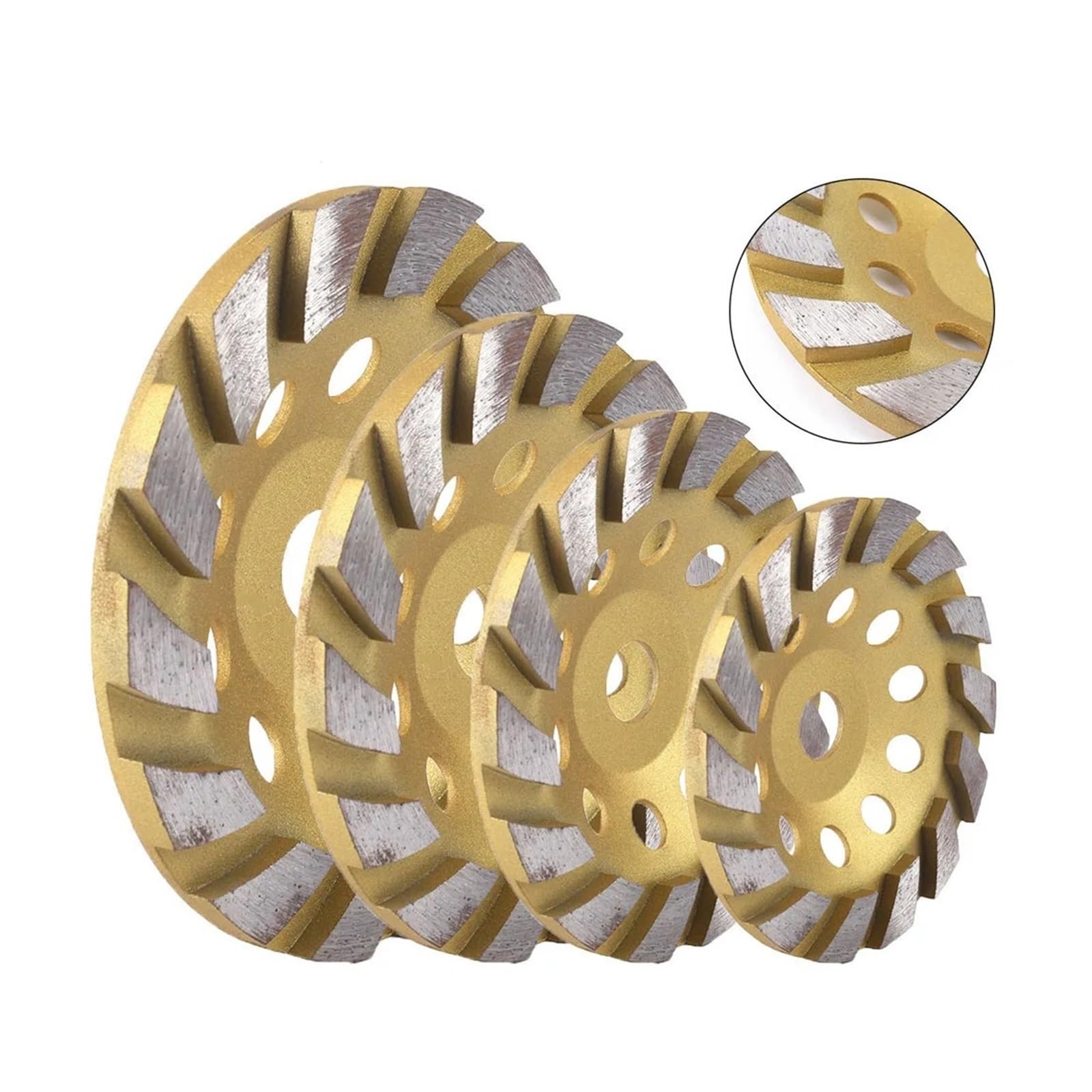 Diamant-Schleifscheibe, 100/125/150/180mm Diamant Segment Schleifen Rad Tasse Trennscheibe for Marmor Beton Mauerwerk Stein Diamant Schleifen Rad(150x22mm)