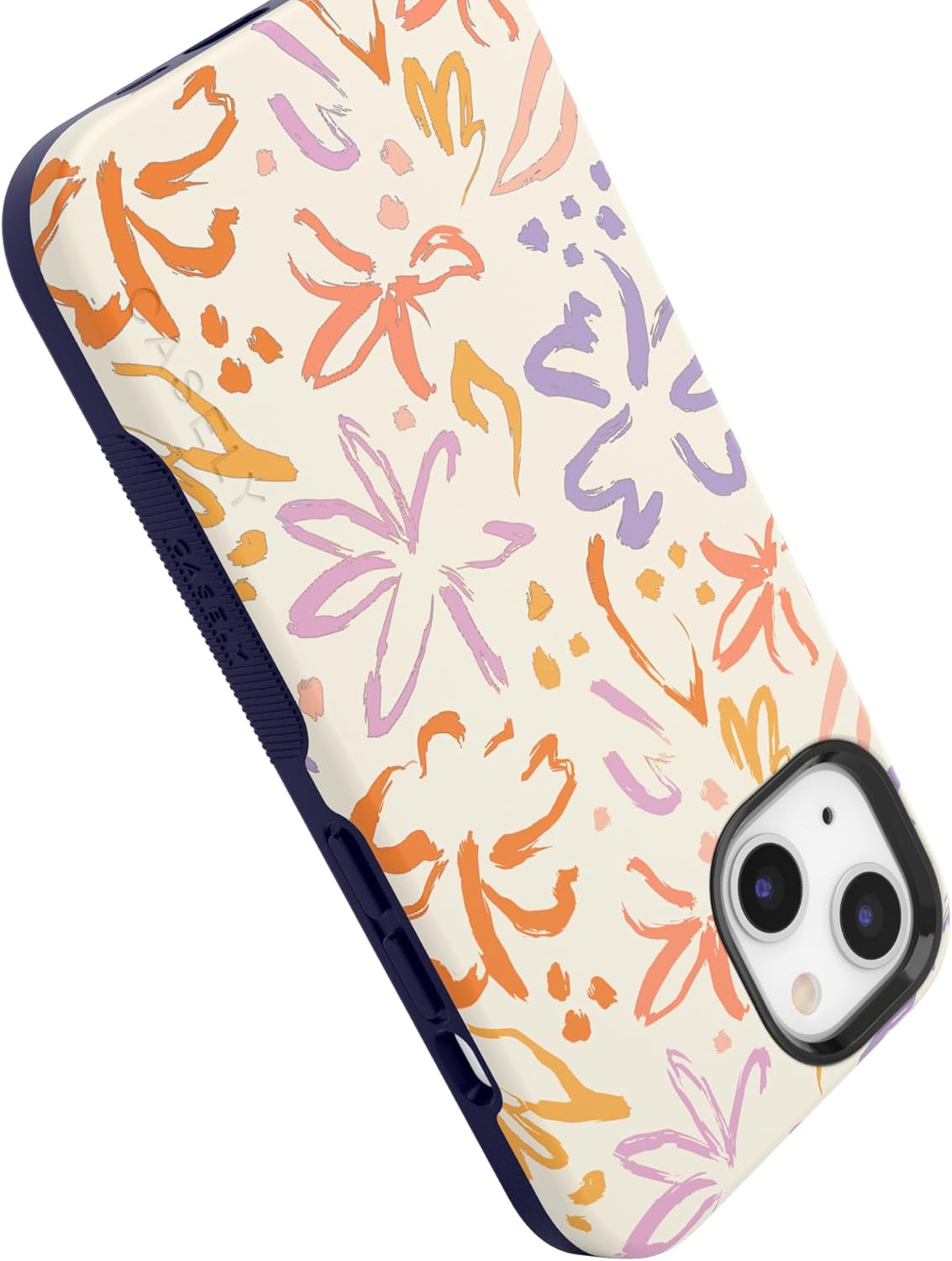 Casely iPhone 13 Case | Hibiscus Blooms | Hawaiian Floral | Bold Protective Design | Compatible with MagSafe - Image 2