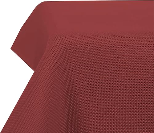 PCIUGXVN Mantel rectangular texturizado, impermeable, a prueba de derrames, sin arrugas, decoración de mesa de cocina y comedor, mantel de tela para