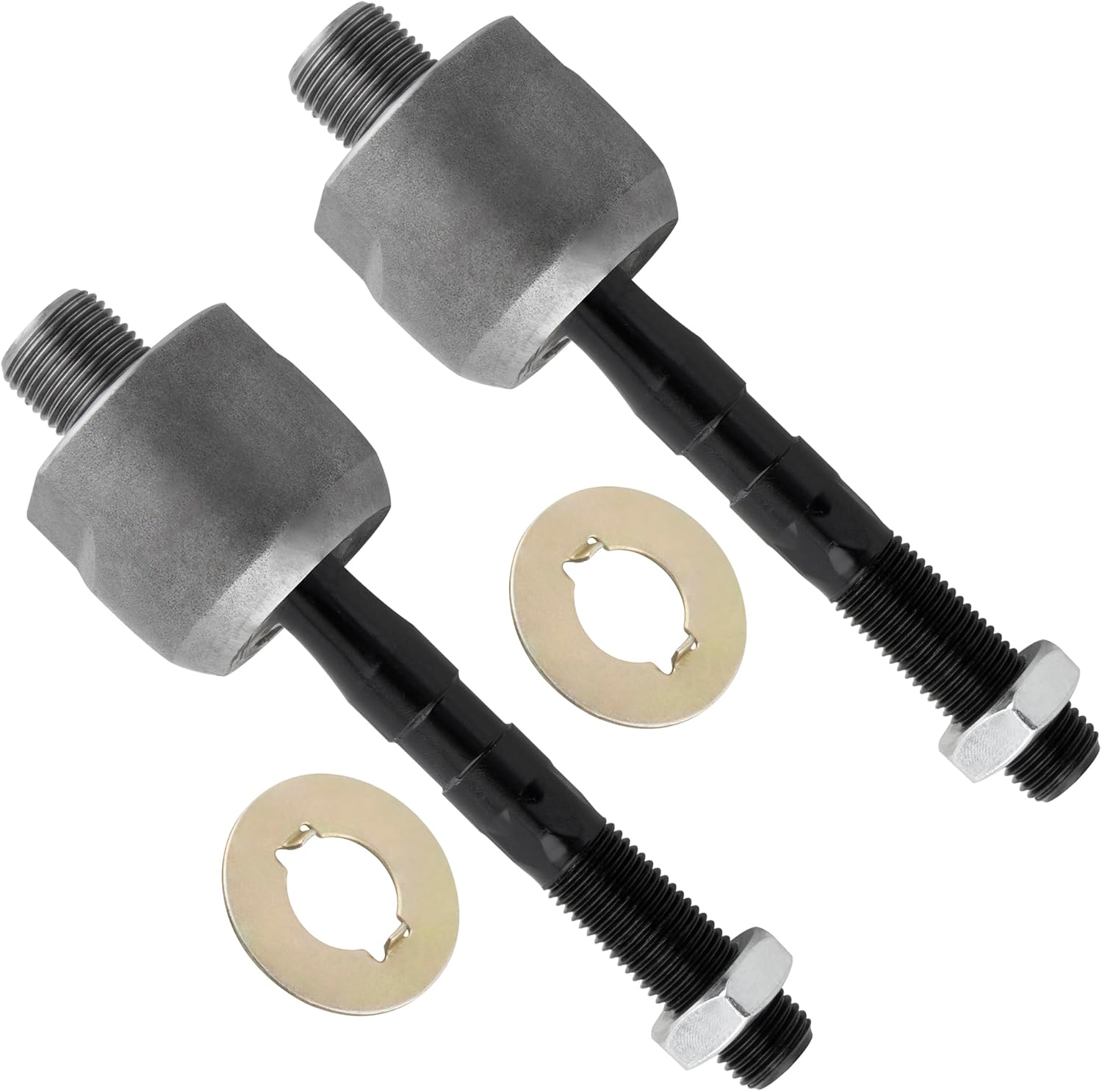 BOXI 2pcs Front Inner Tie Rod End Links Fit for Acura TL 2004 2005 2006 2007 2008 / TSX 2004 2005 2006 2007 2008 / for Honda Accord 2003 2004 2005 2006 2007 (2.4L Gas Models ONLY) | EV80210