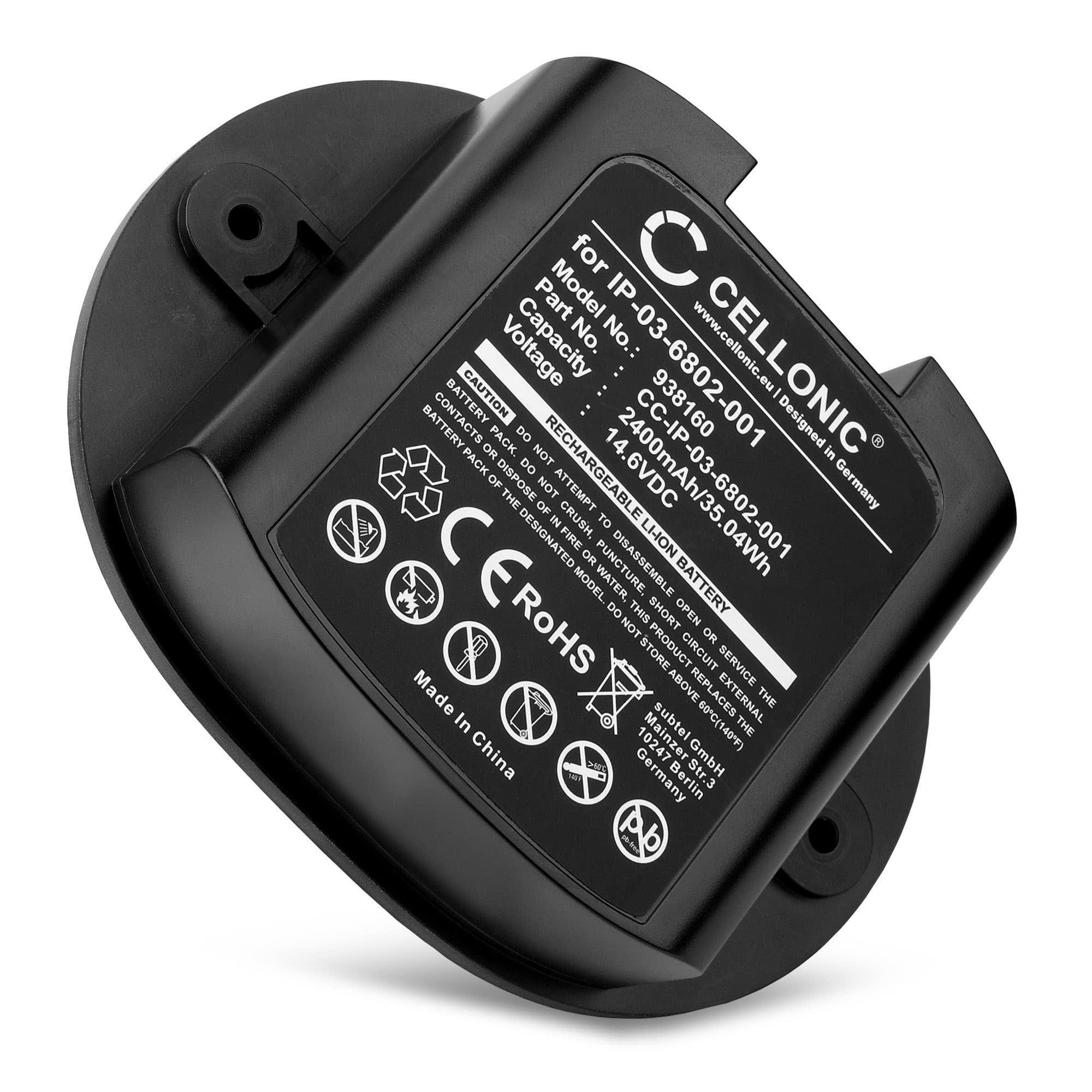 CELLONIC 1x Batteria compatibile con Sonos Move 1, 111-00001 | 1x, (2400mAh-14.6V-Ioni di Litio), Altoparlante Batteria per Sonos Move 1, 111-00001, IP-03-6802-001