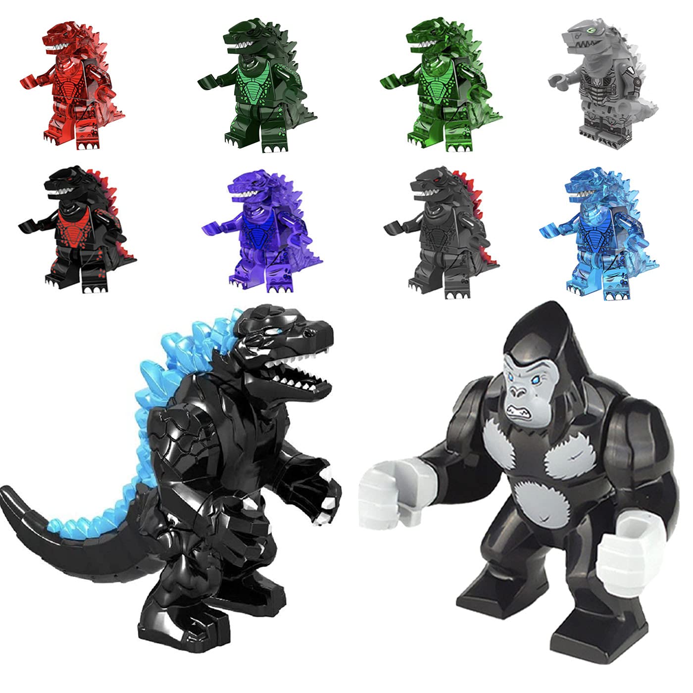 Buy Set of 10 Godzilla Vs King Kong Action Figures, Godzilla Vs Kong