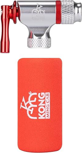 Miniatura 8 de Kits de inflado de CO2, compatible con válvulas Presta y Schrader, bomba de neumáticos de bicicleta de CO2 para bicicletas de montaña y carretera