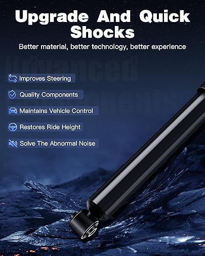 Miniatura 3 de ECCPP Amortiguadores amortiguadores para Jeep Wrangler 2007-2017, 2018 para Jeep Wrangler JK amortiguadores para 349069 349071 amortiguadores