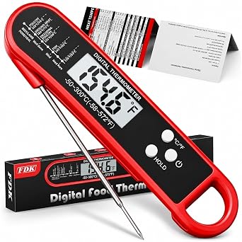 FDK 1-2S Instant Read Meat Thermometer Digital, High Accuracy&Strong Magnet