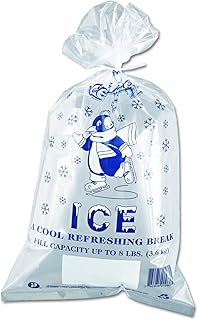 Inteplast Group Ice Bags, 1.5 Mil, 11