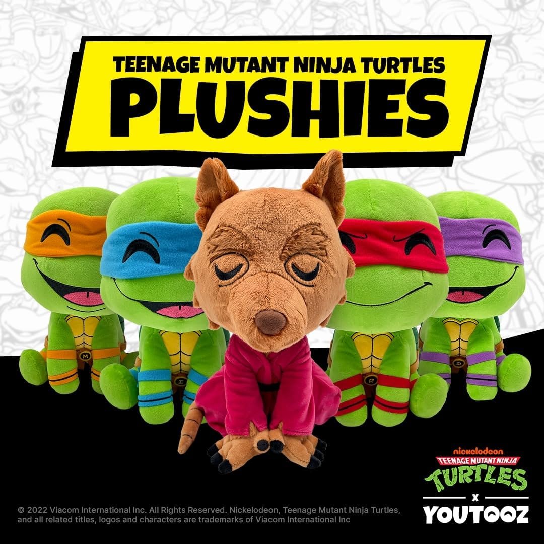 You Tooz 9 Inch Donatello Ninja Turtles Plush - TMNT Plushie from Teenage Mutant Series, Purple and Green