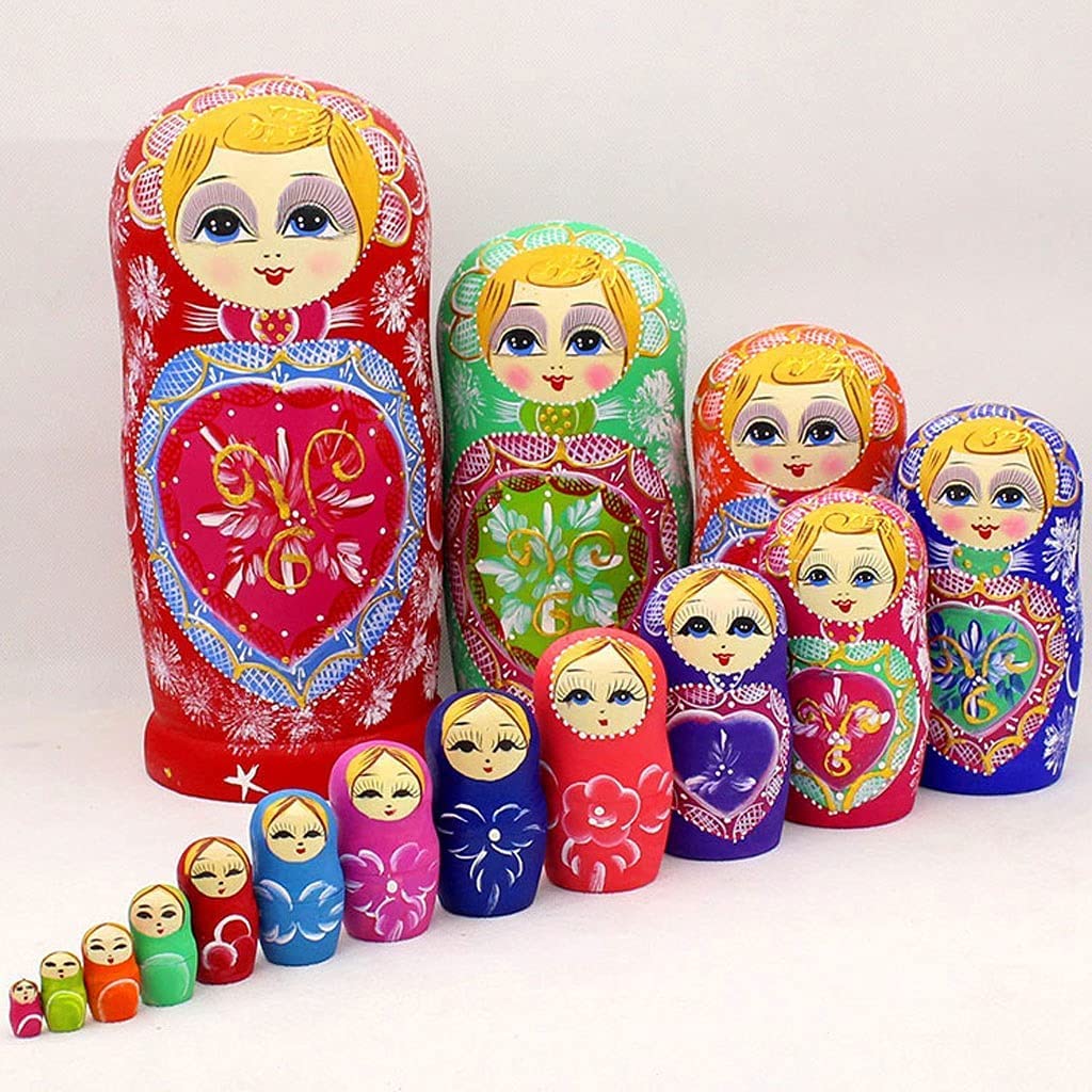 Amazon.co.jp: マトリョシカ 15個のロシアの入れ子人形、誕生日