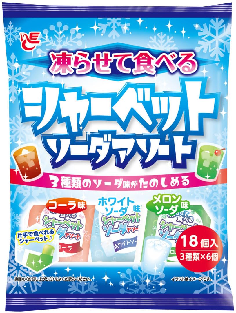 エースベーカリー 凍らせて食べるシャーベット ソーダアソート 20ｇ×18個