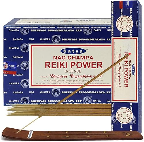 Miniatura 19 de Aruda - Varillas de incienso y soporte para varillas de incienso, paquete Insence Insense Satya Incense