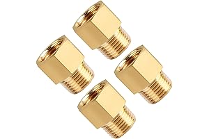 SUNGATOR 1/2" Brass Nipple: Reliable and Efficient Pipe Extension