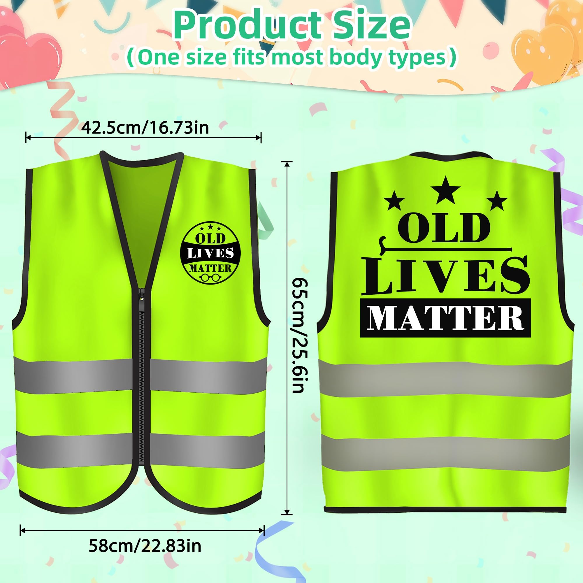 Giftota Idea Vest Gifts Decorations Clothing - Sign HERE Birthday Vest Gifts - Funny Party Decoration for Family, Friend