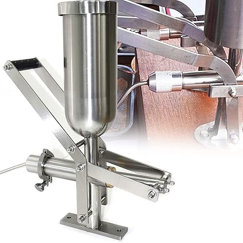 Miniatura 9 de DYRABREST Relleno manual de churro español de 5 litros, máquina de llenado de donas de frutas latinas de acero inoxidable, máquina de llenado de