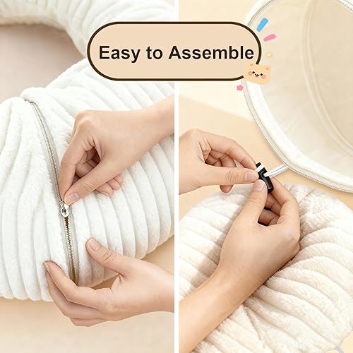 Miniatura 7 de Cama túnel para gatos con 40 juguetes para gatos, túnel de juego plegable para gatos de interior, tubo para gatos para gatitos y cachorros