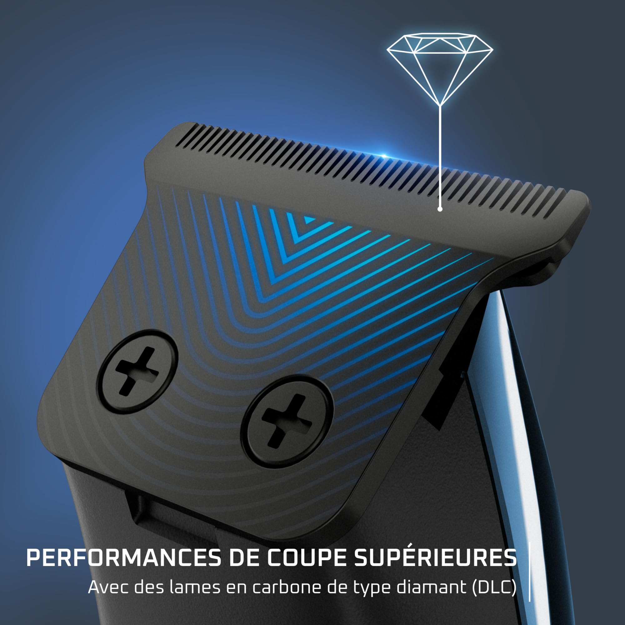 Rowenta Barber Experience, Tondeuse de finition pour homme, Lame en T, Revêtement DLC, Auto-affûtage, TN1851E0
