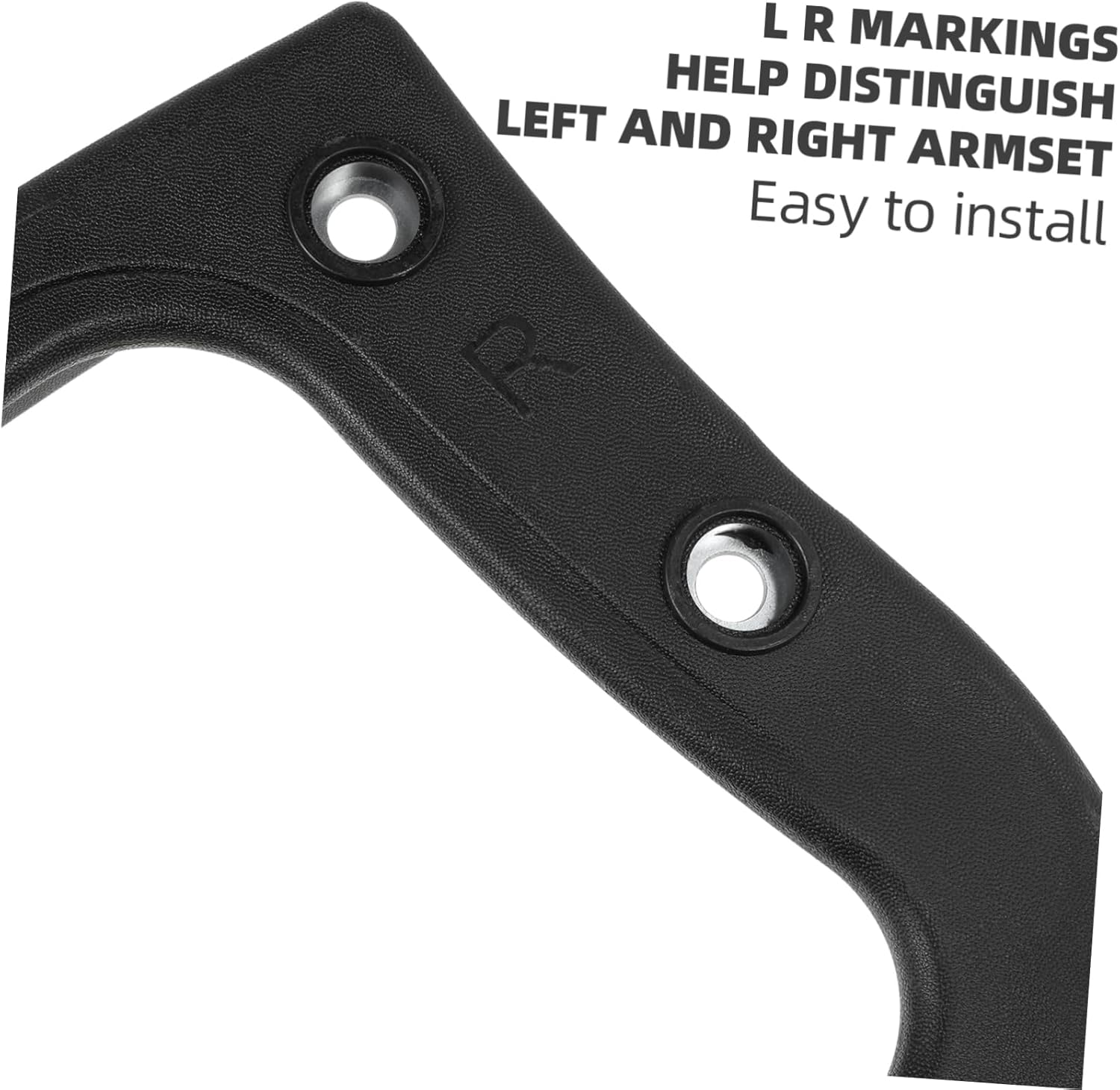 Happyyami 2pcs Office Chair Arm Pad Replacement Armrest Rings for Ergonomic Desk Chair Gaming Accessories for Desk