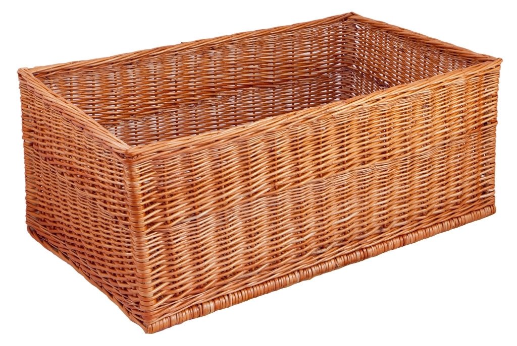 Regalkorb "Klassisch" rechteckig, braun, T 50cm x B 80cm x H 33cm