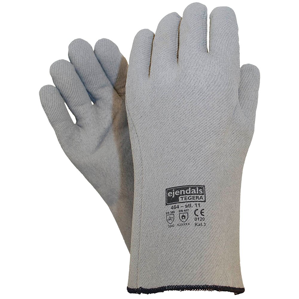 Ejendals Hitzeschutzhandschuh Tegera 464, Größe 10, 1 Stück, grau, 464-10