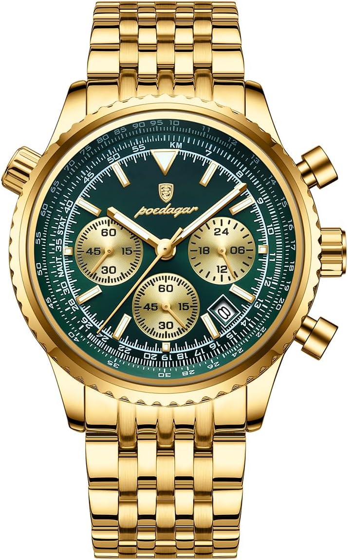 Men Fashion Big Dial Military Quartz Watch Waterproof