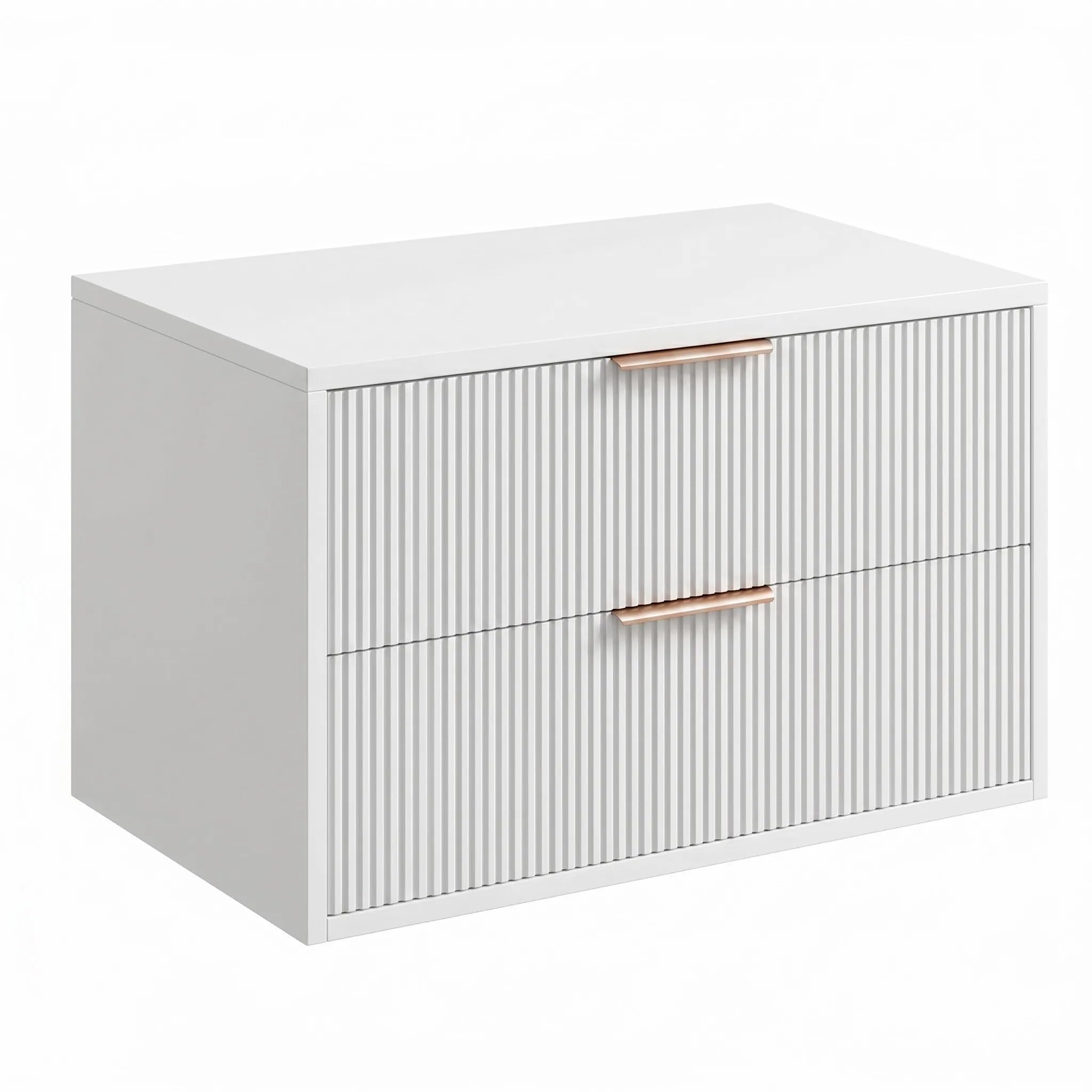 Rea - Szafka Łazienkowa Pod Umywalkę Mono 80cm - Biały - Mdf - 48x80x47 cm