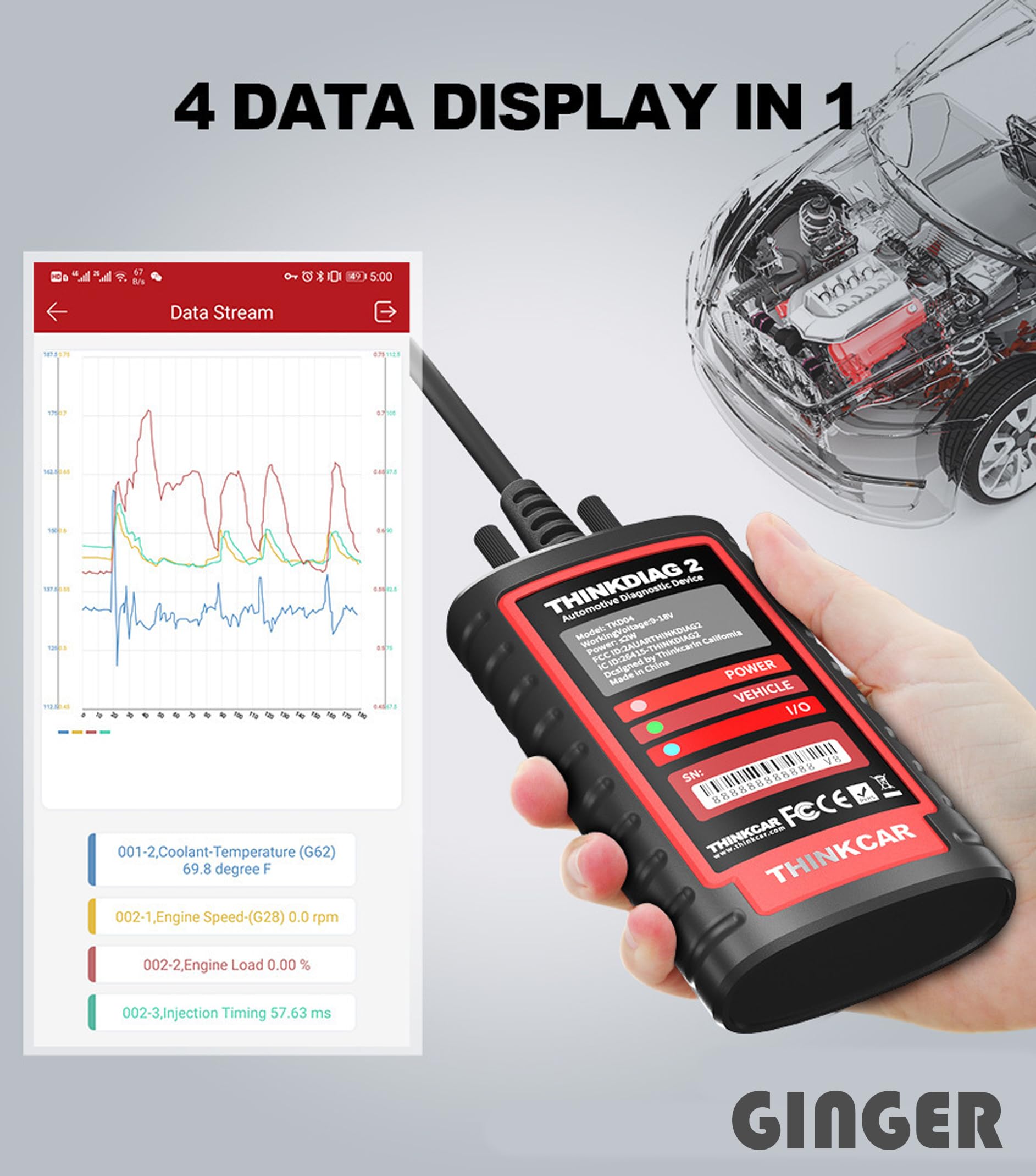 Amazon.co.jp: OBD2 診断機 Bluetooth 車用 フルシステム診断・16種類