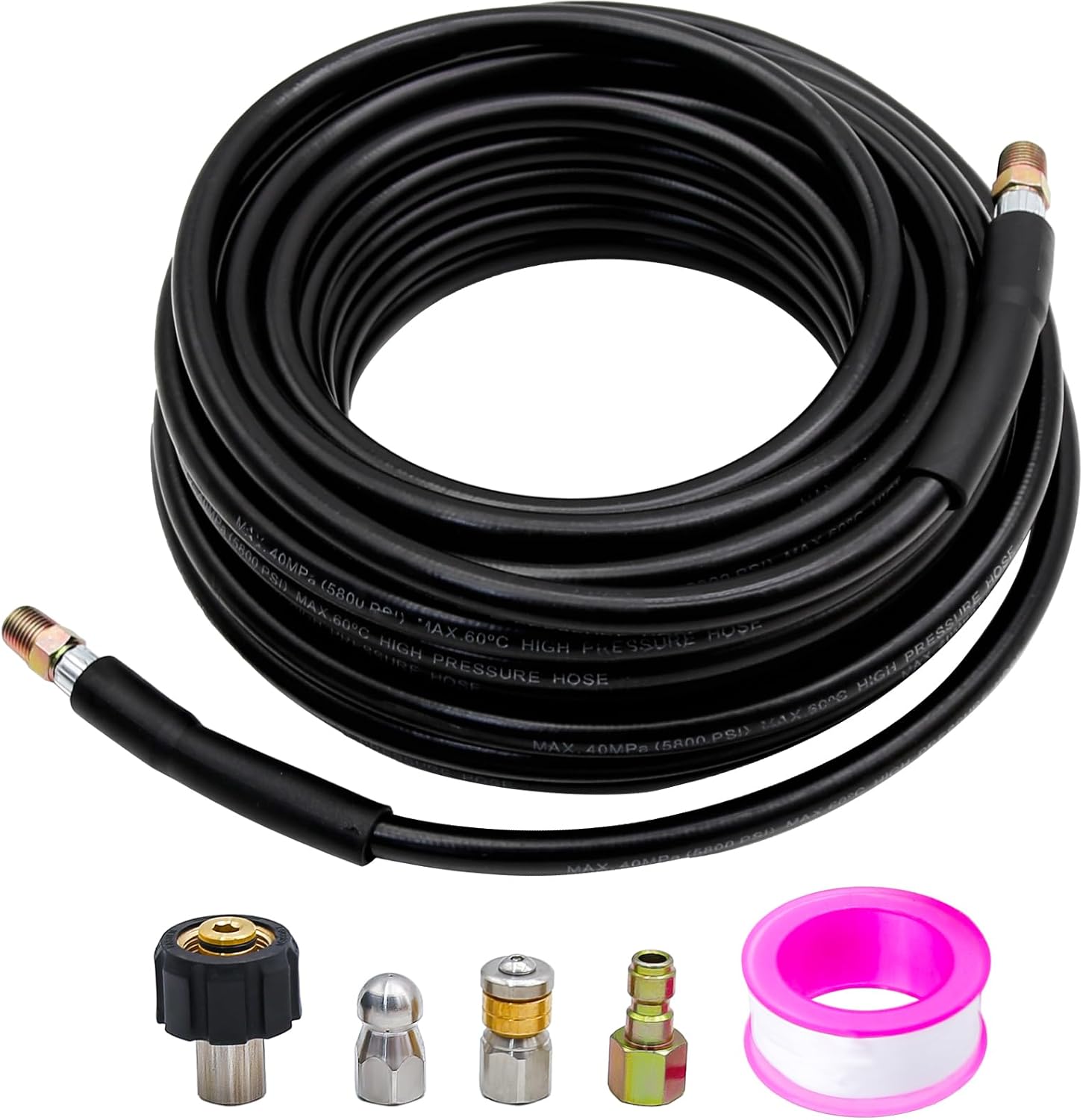 High Pressure Washer Sewer Jetter Kit, Sewer Jetter Kit