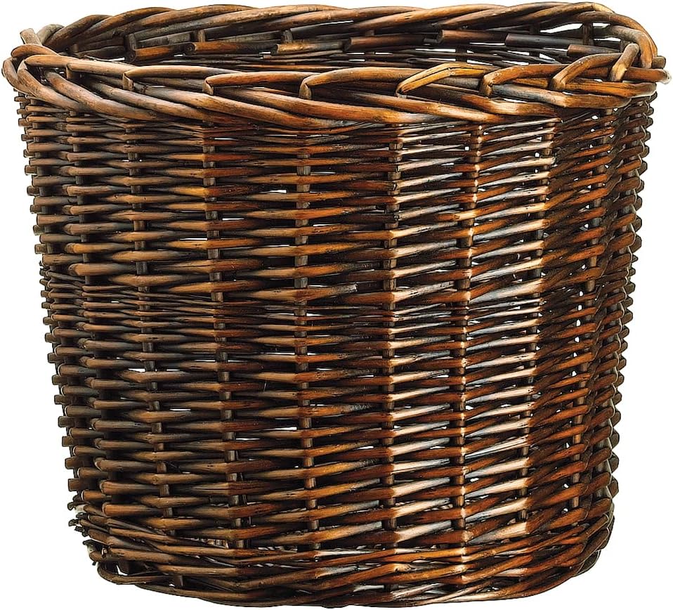 SilksAreForever 10" Hx10 W Round Willow Basket Planter